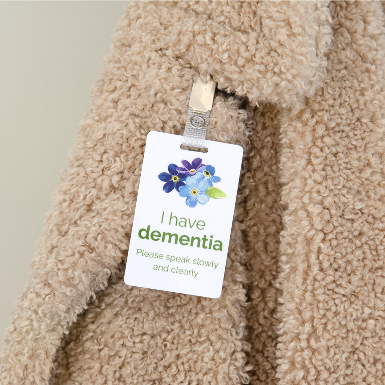 Dementia ID badge