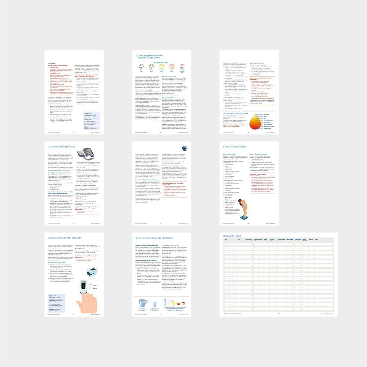 Observations record with 'how to' guide (digital download)
