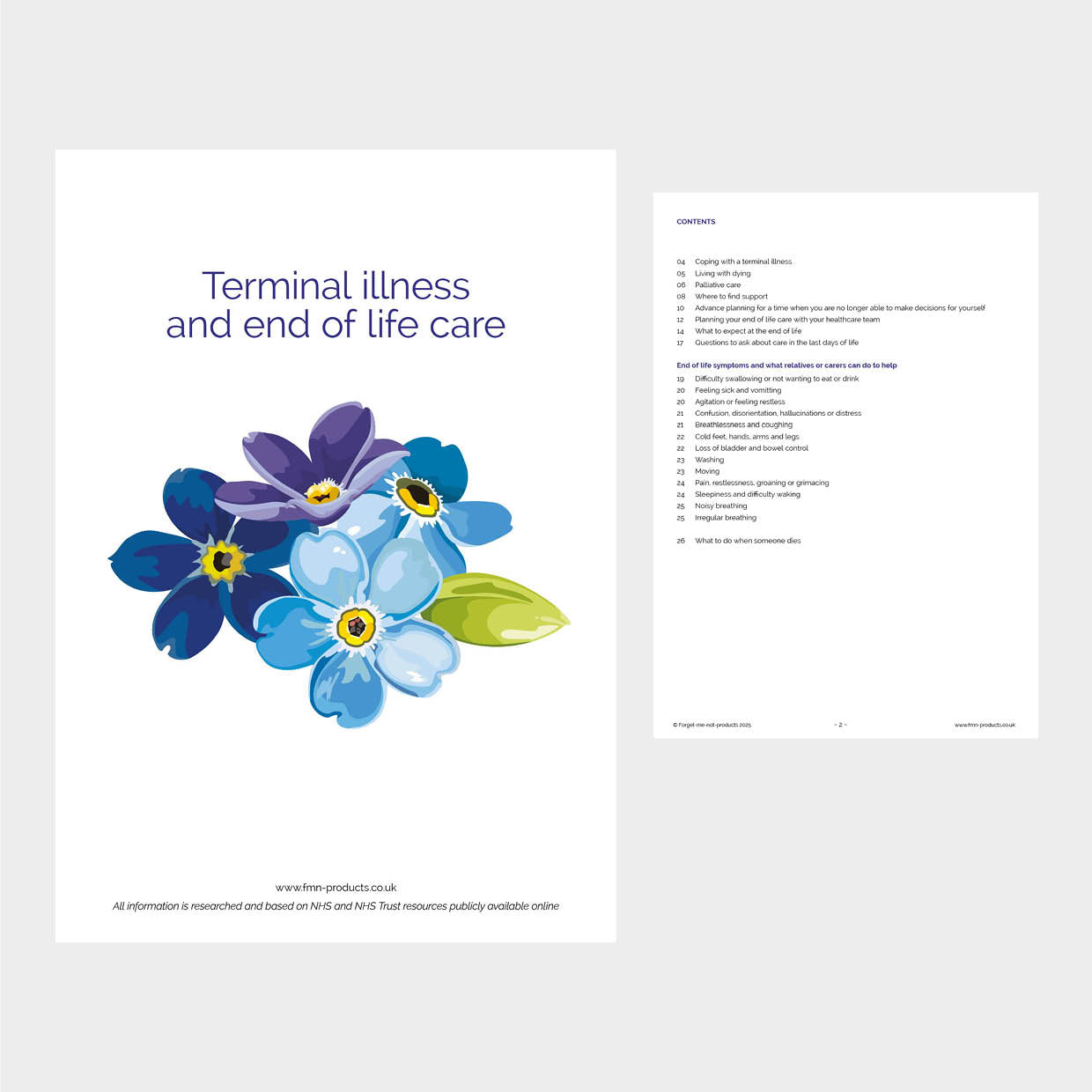 Terminal illness and end-of-life care (digital download) includes advanced statement of wishes